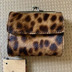 Patricia Nash Astor Wallet Leopard Haircalf, New